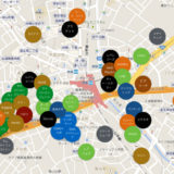 渋谷近辺の IT・ウェブサービス企業マップ